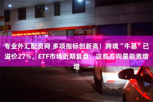 专业外汇配资网 多项指标创新高！跨境“牛基”已溢价27%，ETF市场近期复盘，这些方向量能激增