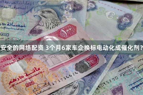 安全的网络配资 3个月6家车企换标电动化成催化剂？